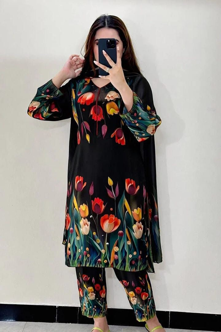 Silk printed collection
