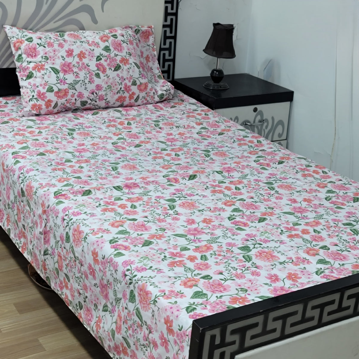 Premium Export Cotton Single Bedsheet