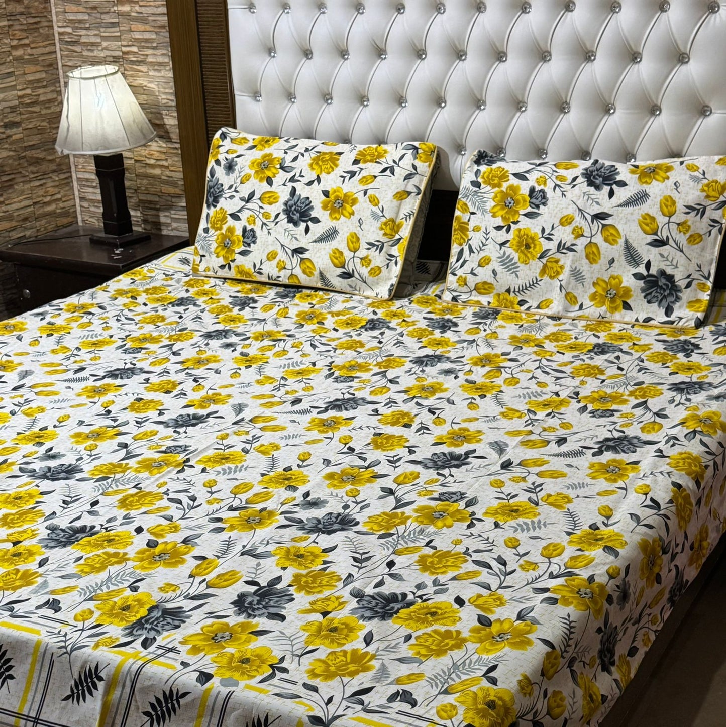 Crystel cotton stan bedsheet