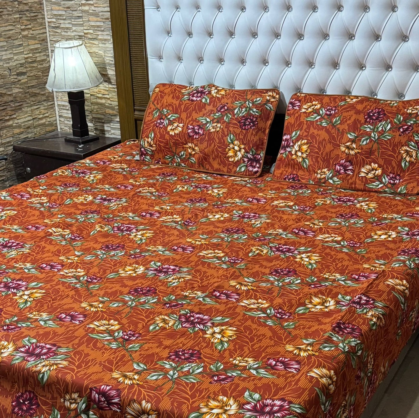 Crystel cotton stan
bedsheet