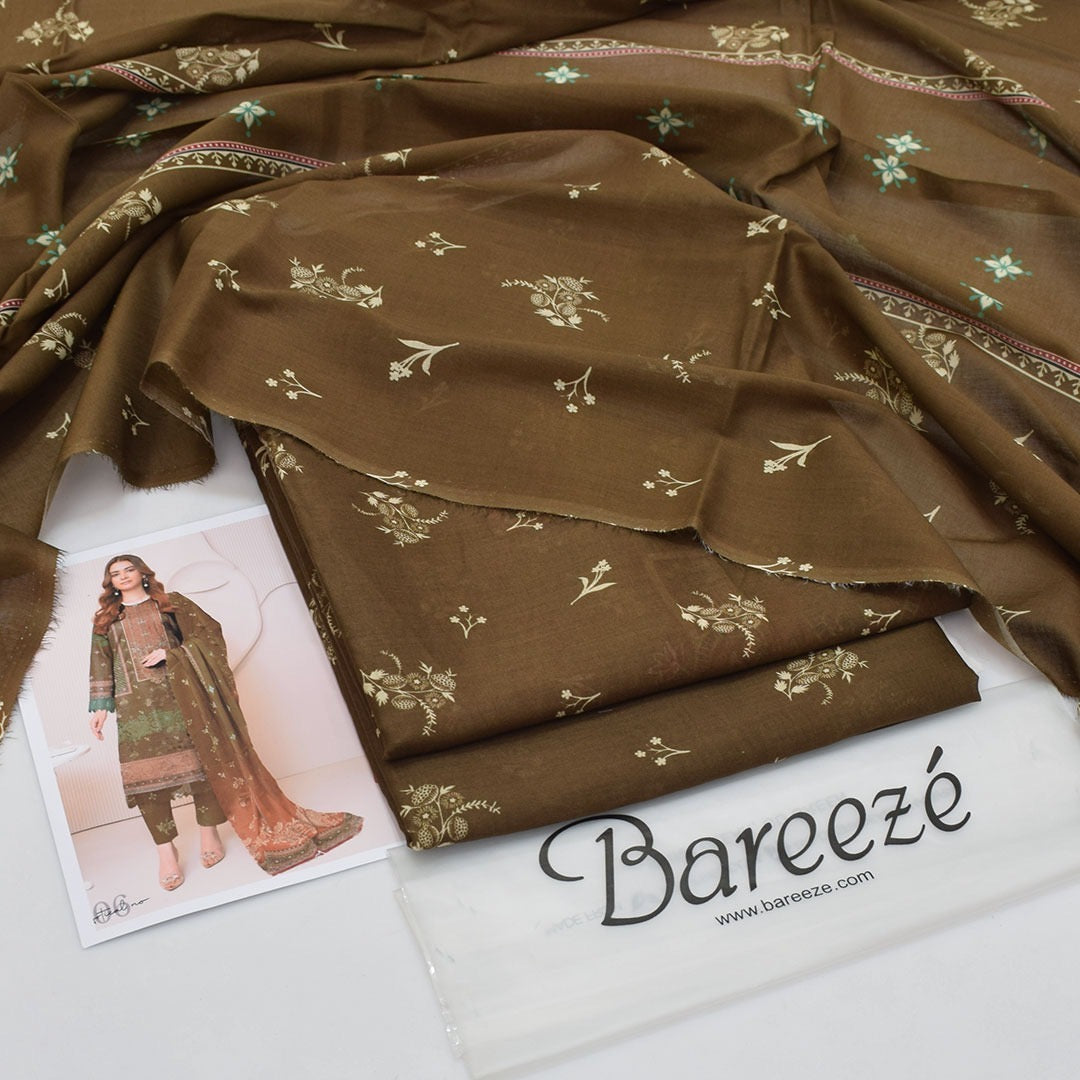 Elegant Printed Lawn 3 Piece Lawn Suit