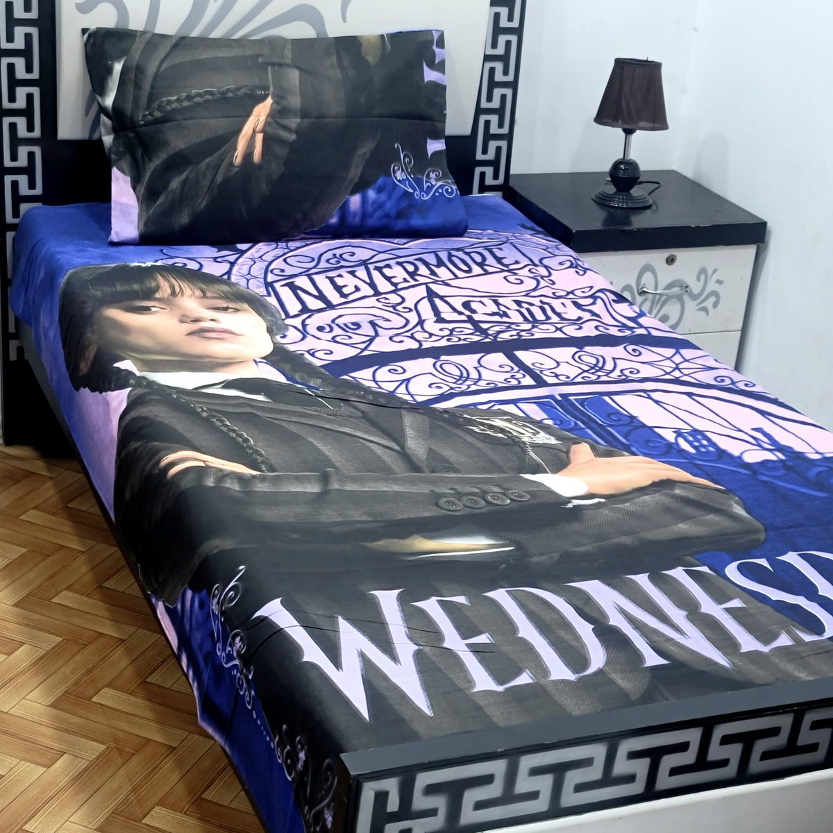 Premium Export Cotton Single Bedsheet )) ()