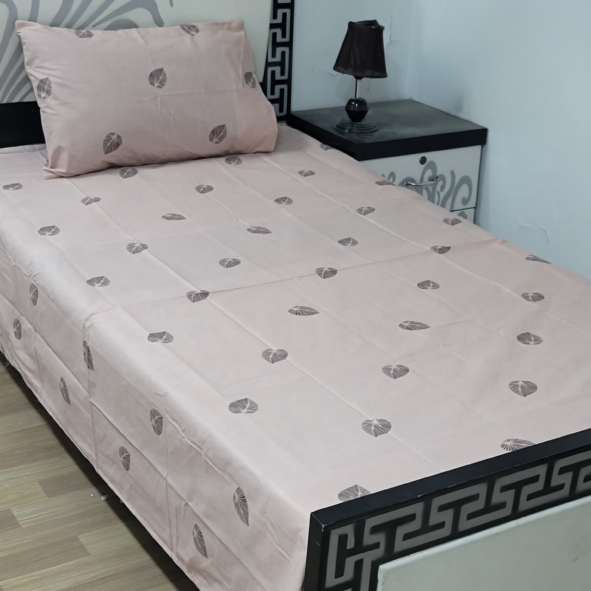 Premium Export Cotton Single Bedsheet ))