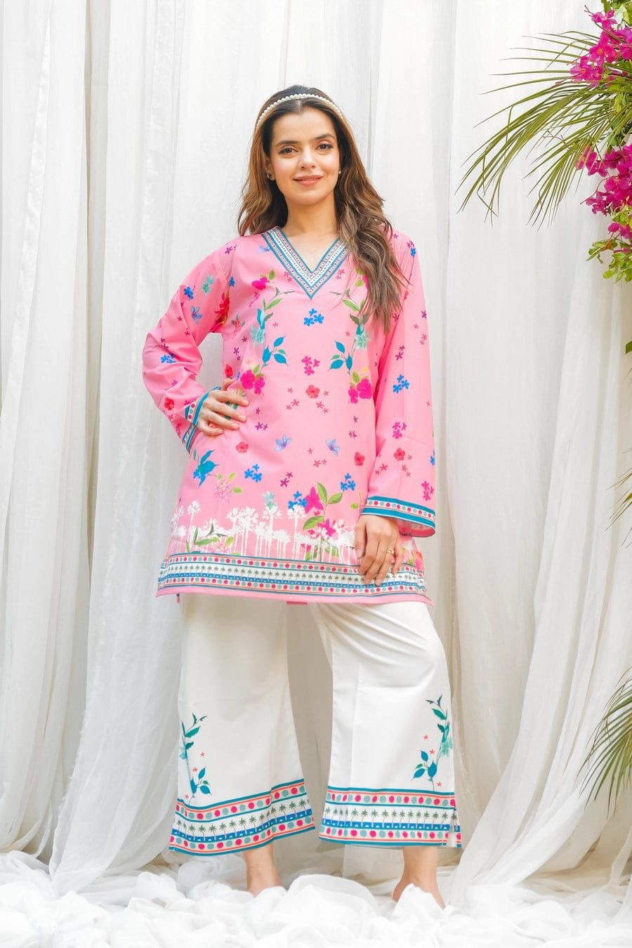 Silk printed collection