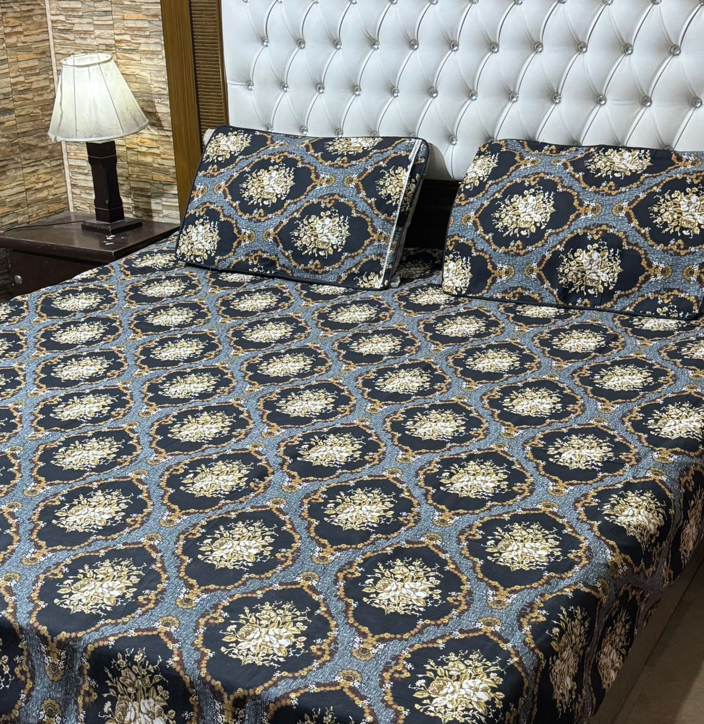 Crystel cotton stan bedsheet