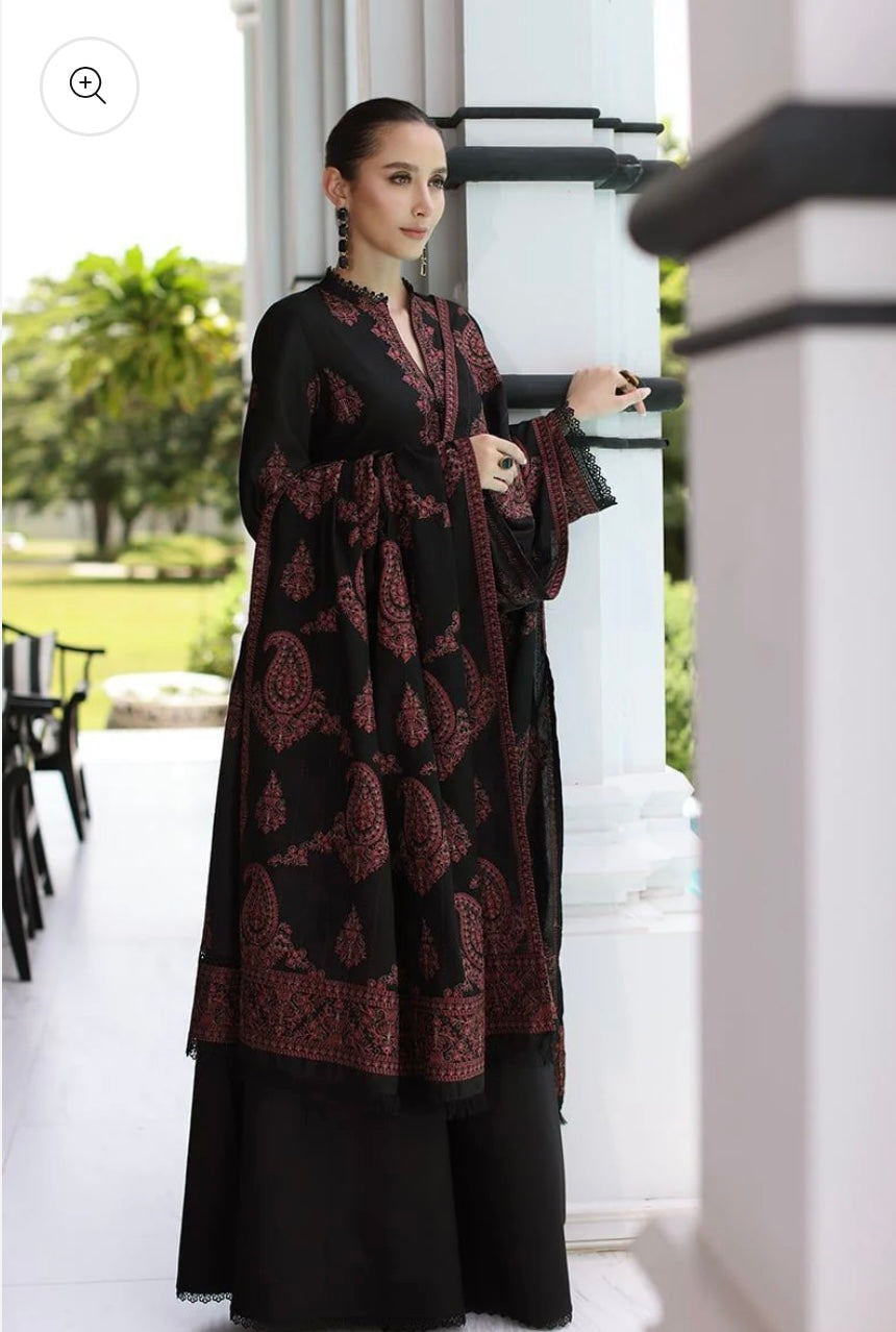 BAREEZE EMBROIDED LAWN 3PC WITH EMBROIDED CHIFFON DUPATTA BIC_1003