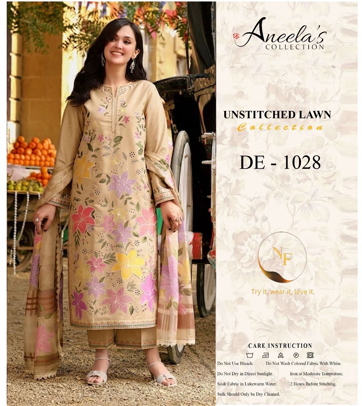 Summer Bloom β Embroidered Lawn