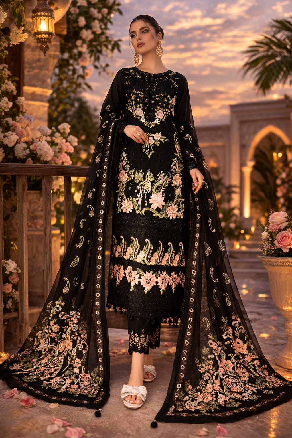 Summer Bloom – Embroidered Lawn