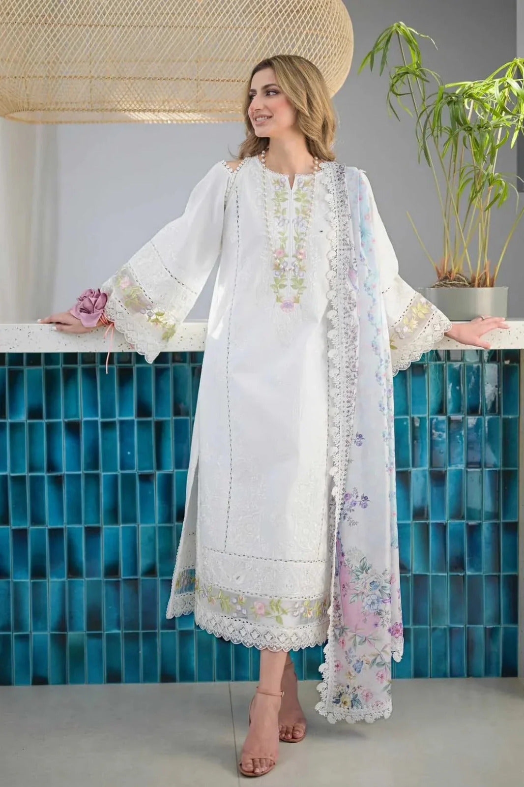 Summer Bloom β Embroidered Lawn