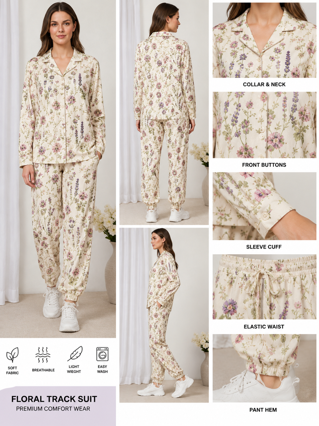 Premium Cotton Women’s Tracksuit