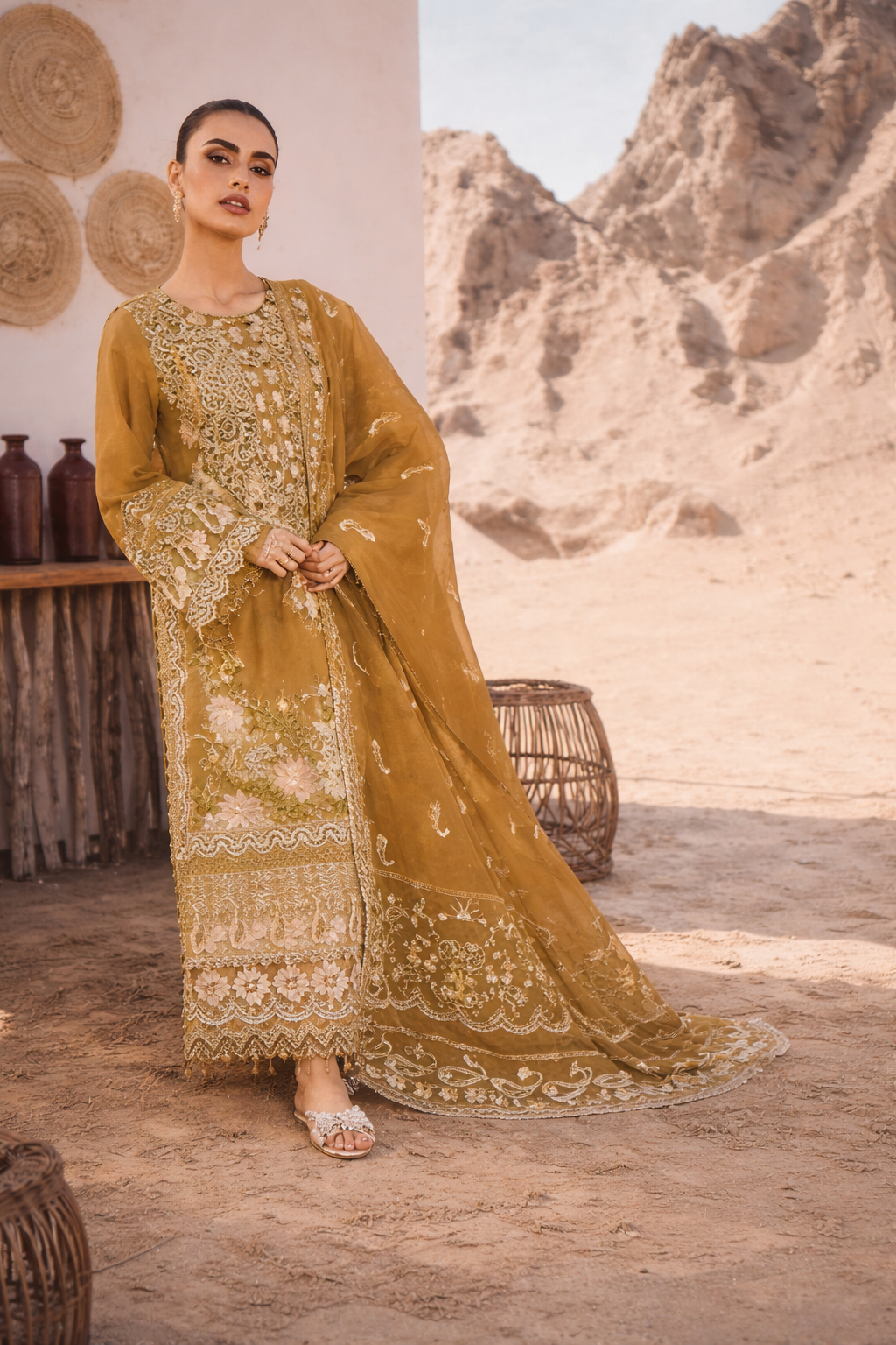 Summer Bloom β Embroidered Lawn