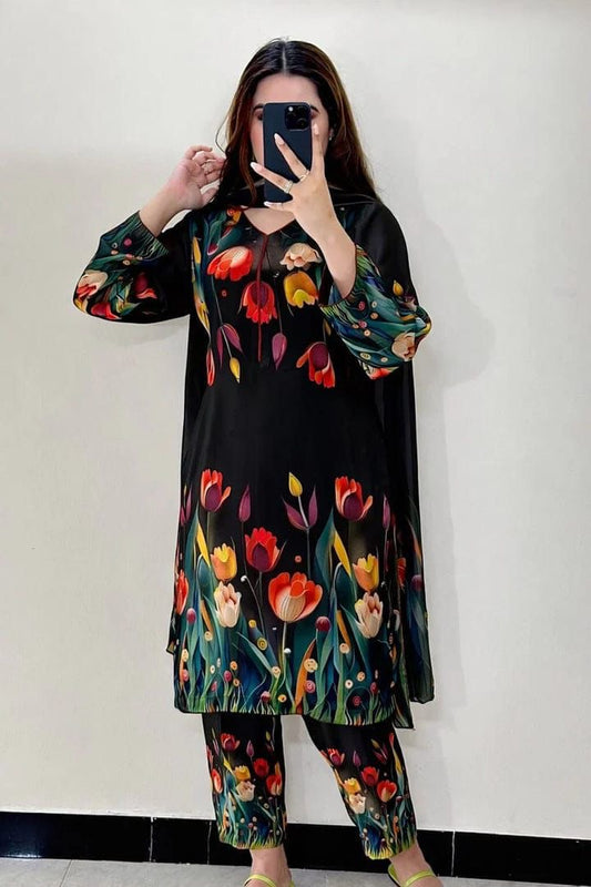 Silk printed collection