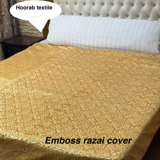 King Size Emboss Razai Cover – Premium Textured Bedding