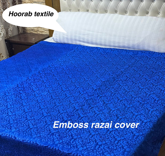King Size Emboss Razai Cover – Premium Textured Bedding