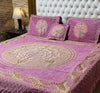 4 pc velvet jacquard bedsheet