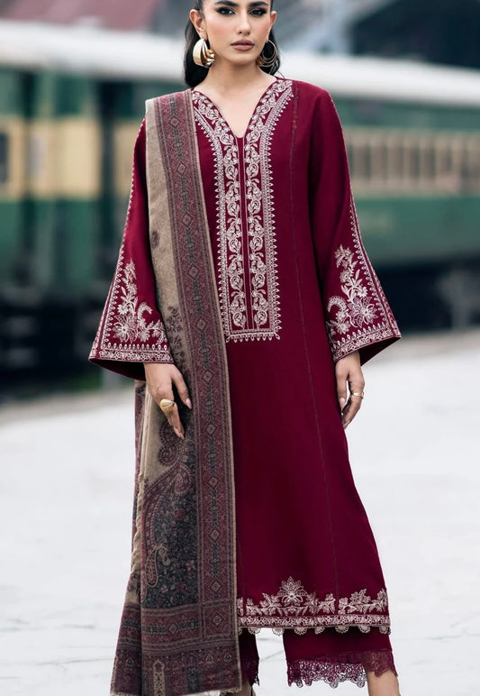 Izel winter unstiched dhanak 3 pc