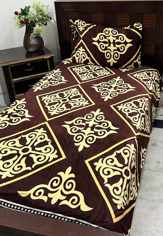 Single Fleece Bedsheet – Pair (2 Pieces) | Winter Soft & Cozy