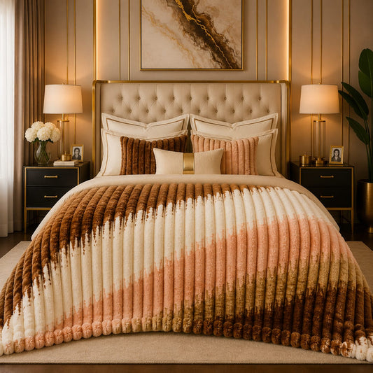 Luxury puffy ac blanket