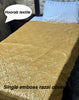 Single  Emboss Fleece Razai Cover – Soft & Warm Winter Bedding