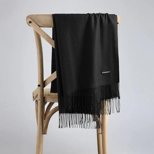 Women warm winter pashmina wool