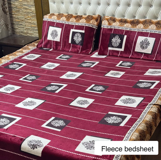 Fleece winter bedsheets