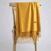 Women warm winter pashmina wool