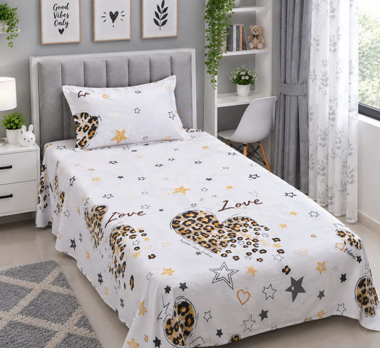 Premium Export Cotton Single Bedsheet