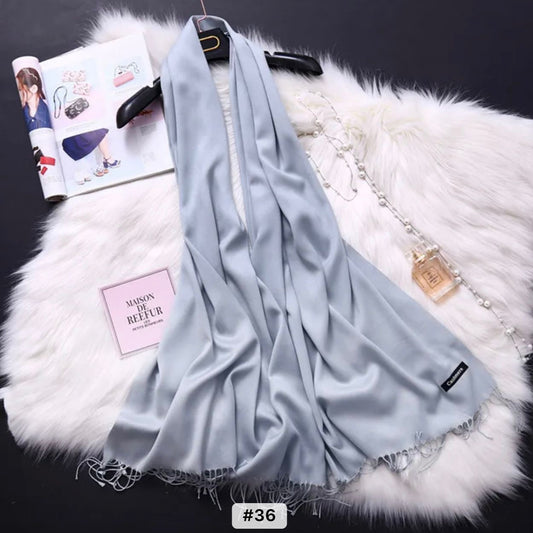 Women warm winter pashmina wool