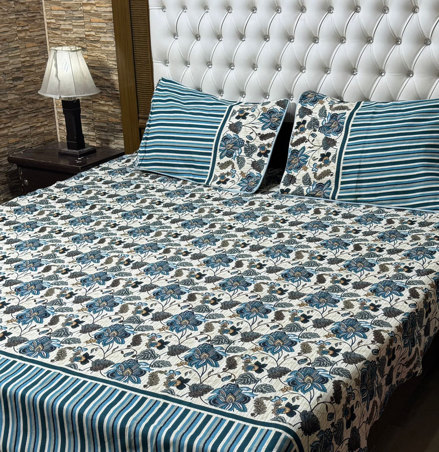 Crystel cotton stan bedsheet