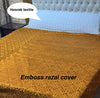 King Size Emboss Razai Cover – Premium Textured Bedding