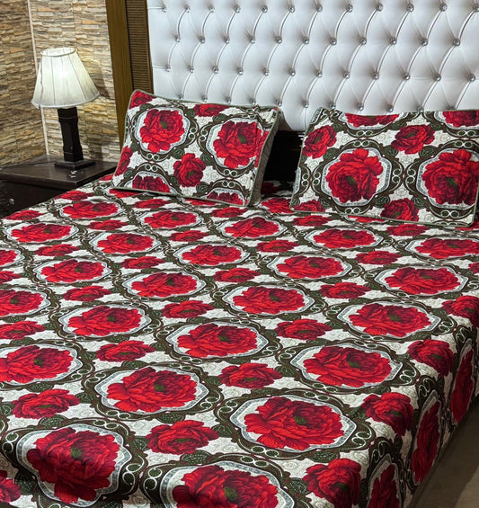 Crystel cotton stan
 bedsheet