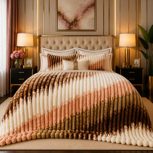 Luxury puffy ac blanket