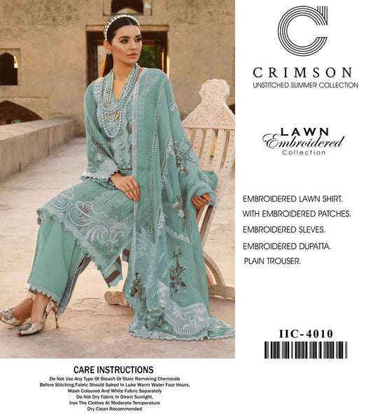 () Summer Bloom – Embroidered Lawn