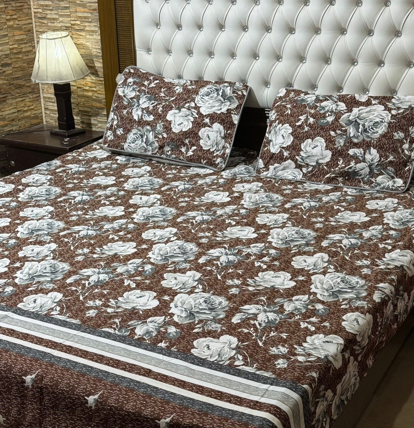 Crystel cotton stan bedsheet