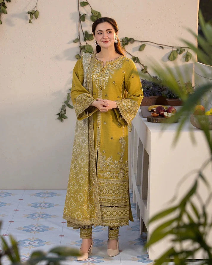 Summer Bloom – Embroidered Lawn