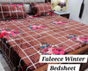 Fleece winter bedsheets