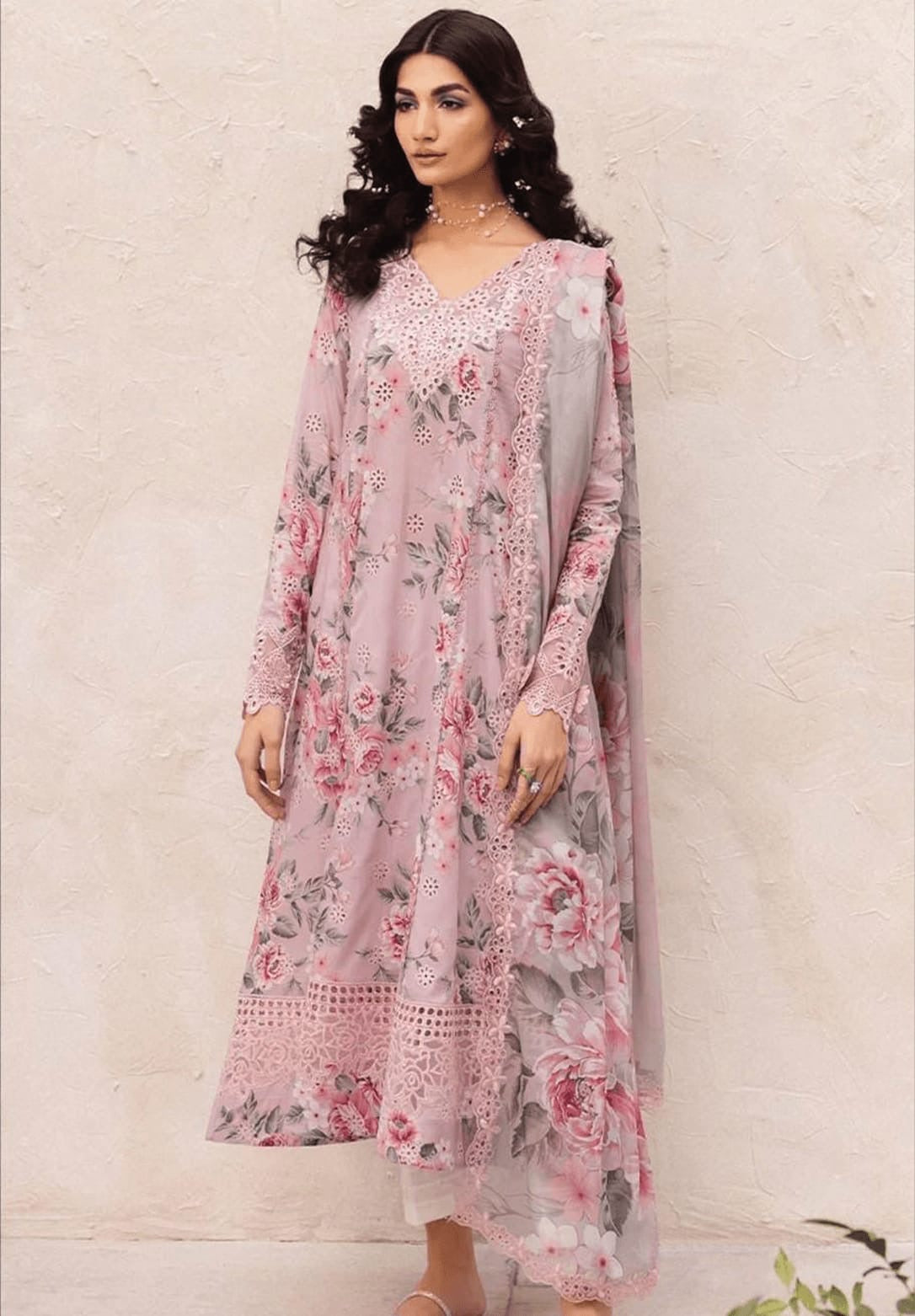 Summer Bloom – Embroidered Lawn