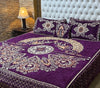 4 pc velvet jacquard bedsheet