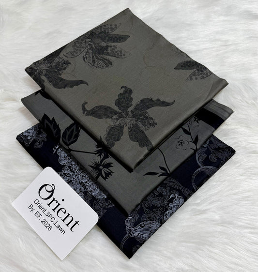 Orient unstitched lawn 3 pc