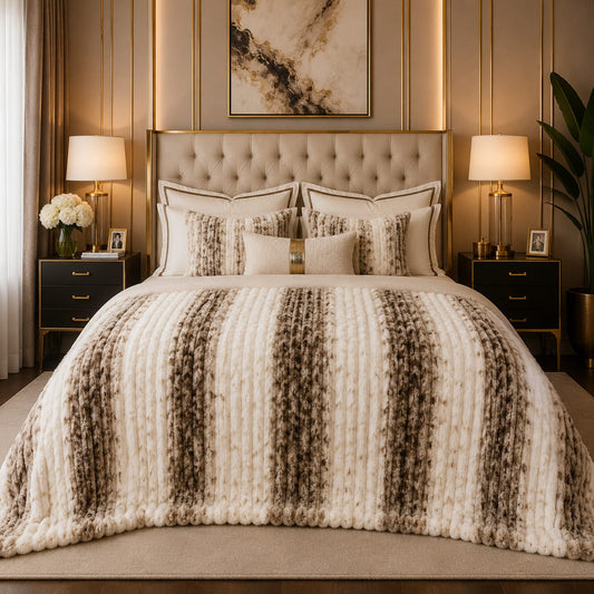 Luxury puffy ac blanket