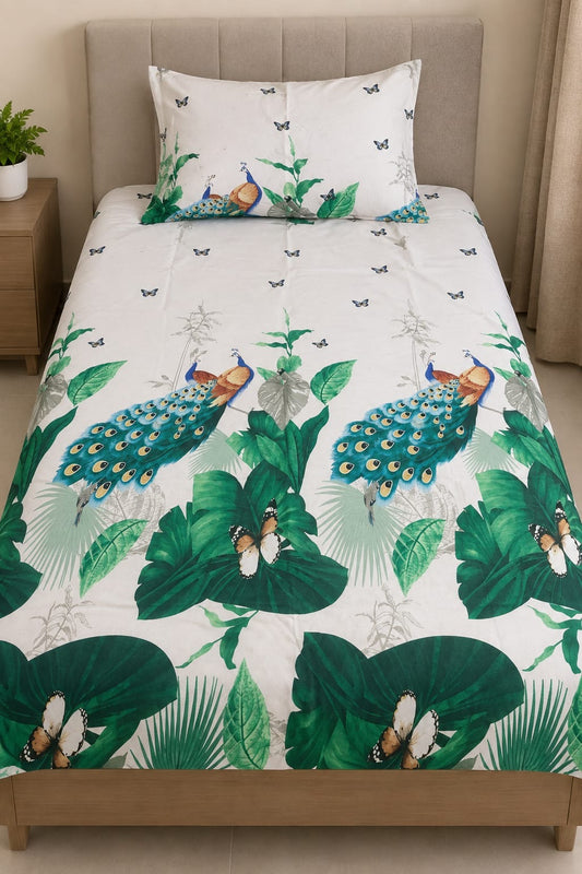 Premium Export Cotton Single Bedsheet