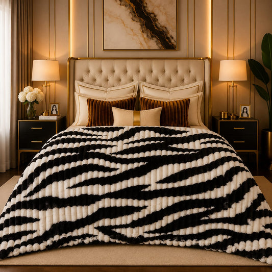 Luxury puffy ac blanket