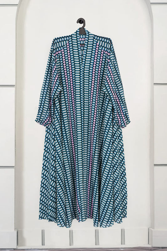 Premium printed abaya
