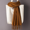 Women warm winter pashmina wool