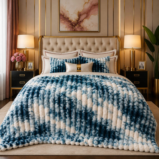 Luxury puffy ac blanket