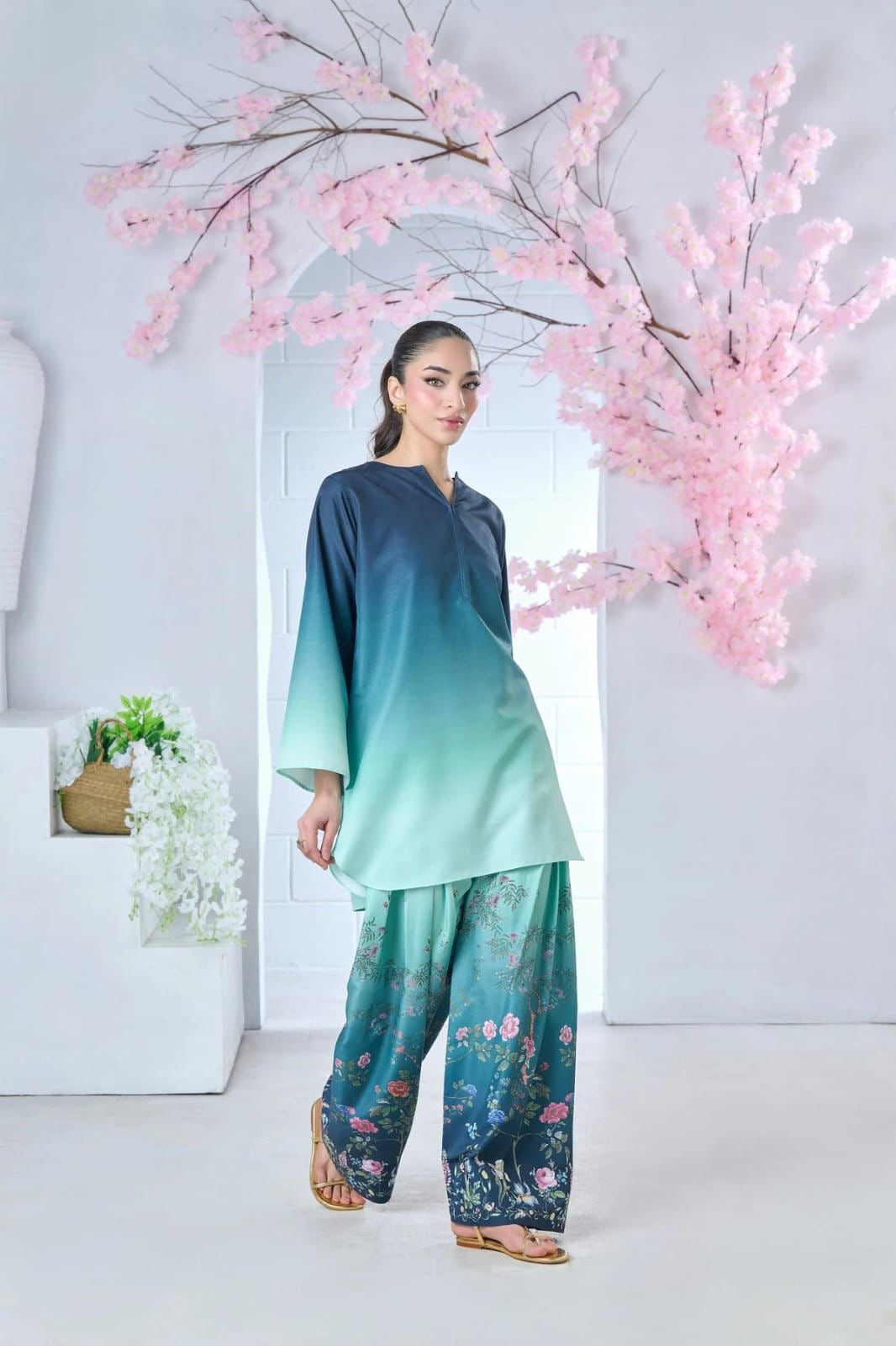 Silk printed collection