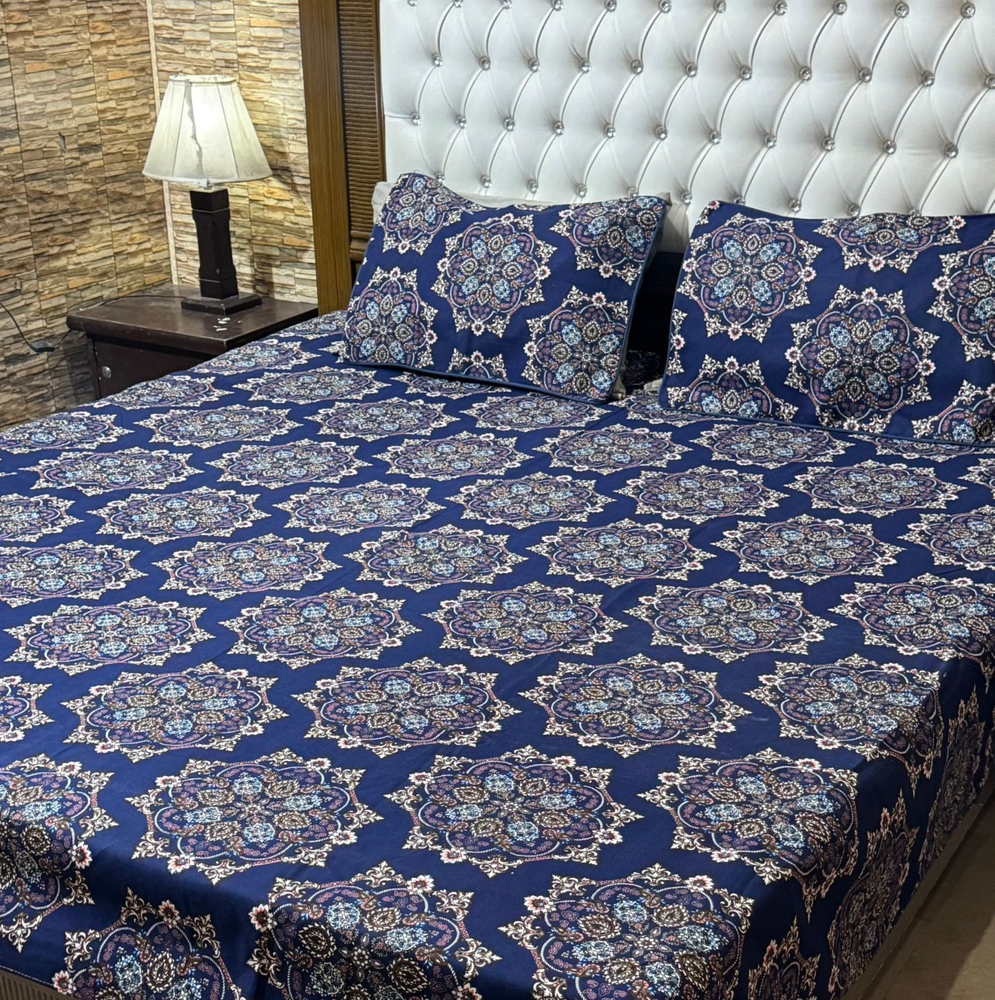 Crystel cotton stan
 bedsheet