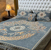 4 pc velvet jacquard bedsheet