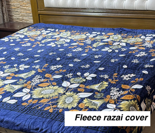 () Ultra Soft Fleece Razai Cover | Winter Warm Comfort