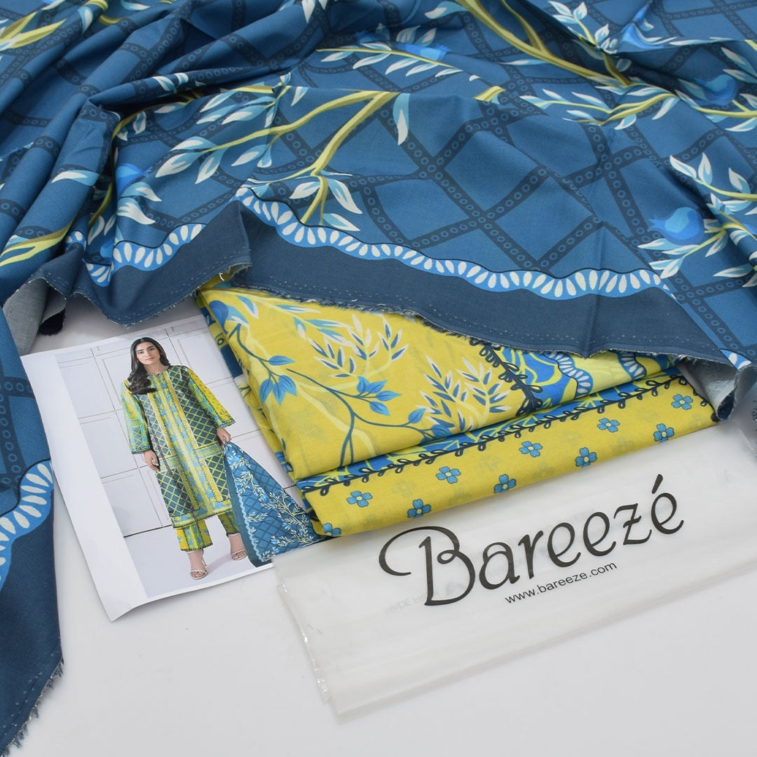 Elegant Printed Lawn 3 Piece Lawn Suit